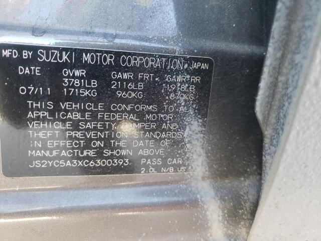 2012 SUZUKI SX4 LE JS2YC5A3XC6300393