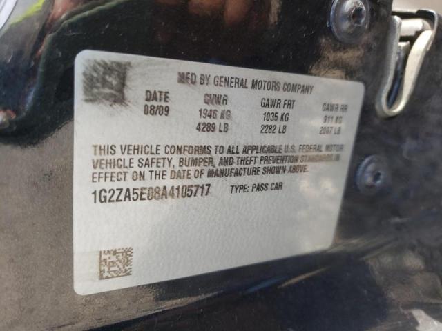 2010 PONTIAC G6 1G2ZA5E08A4105717