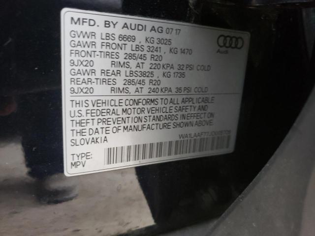 VIN WA1LAAF77JD005706 2018 Audi Q7, Premium Plus no.10