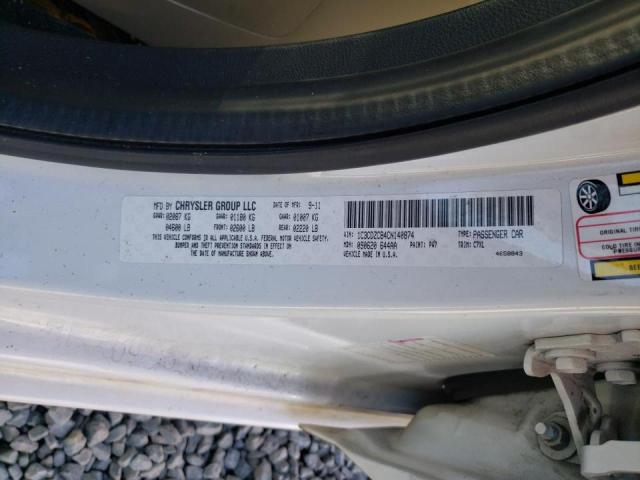 2012 DODGE AVENGER SX 1C3CDZCB4CN140874
