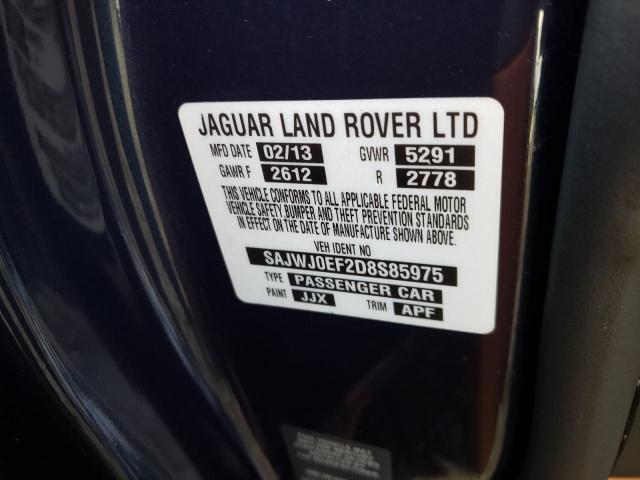2013 JAGUAR XF SAJWJ0EF2D8S85975