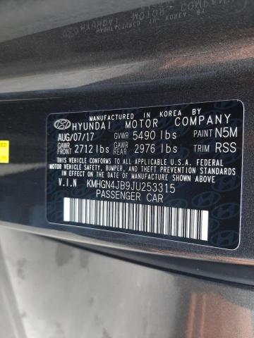 2018 GENESIS G80 SPORT KMHGN4JB9JU253315