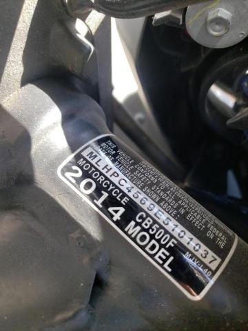 2014 HONDA CB500 F MLHPC4569E5101037