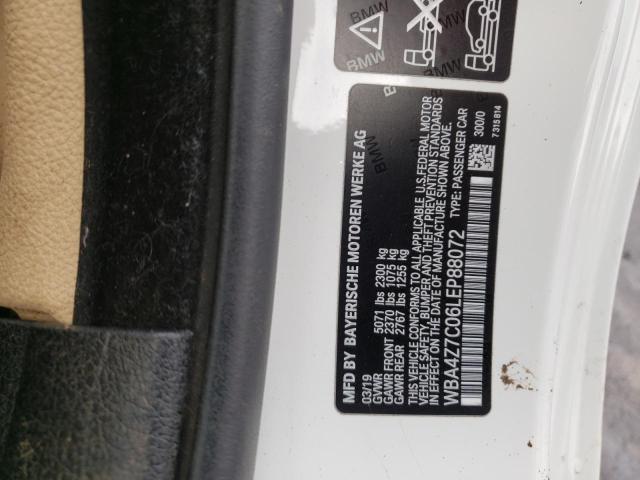2020 BMW 440XI WBA4Z7C06LEP88072