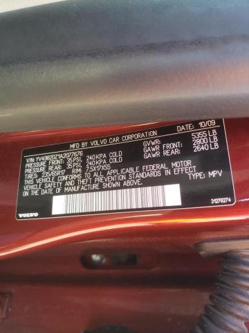 2010 VOLVO XC60 3.2 YV4982DZ1A2077676