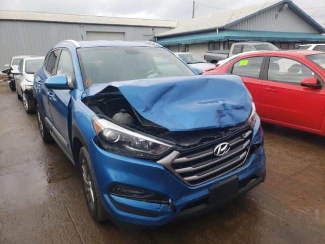 Vehiculos salvage en venta de Copart Pekin, IL: 2017 Hyundai Tucson Limited