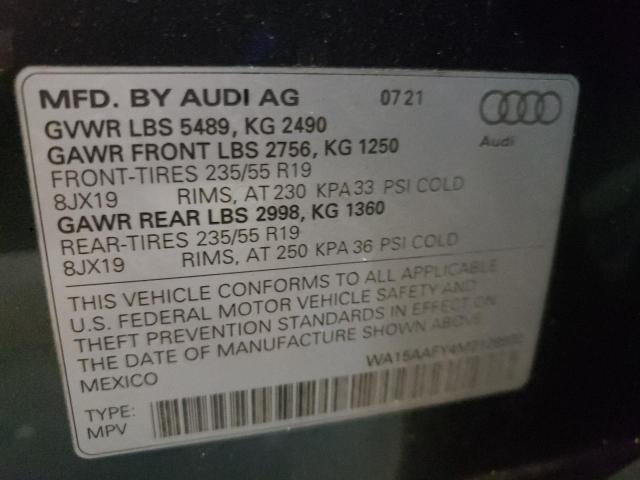 2021 AUDI Q5 SPORTBA WA15AAFY4M2128932