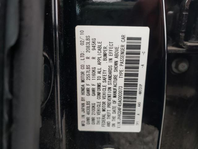 2010 ACURA TSX JH4CU4F45AC003073