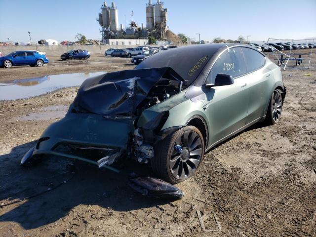 2020 TESLA MODEL Y 5YJYGDEF4LF057360
