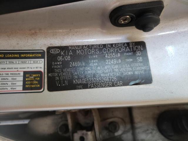 KNAGE123285266726 Kia Optima Lx 2008. Фото: 9
