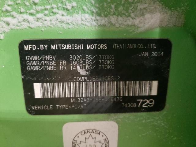 2014 MITSUBISHI MIRAGE DE ML32A3HJ5EH018476