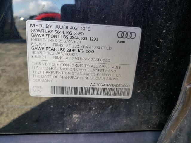 2014 AUDI SQ5 PREMIU WA1CGAFP8EA053690