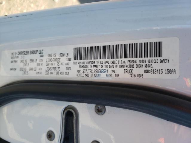 2011 DODGE RAM 2500 3D7UT2CL2BG568524