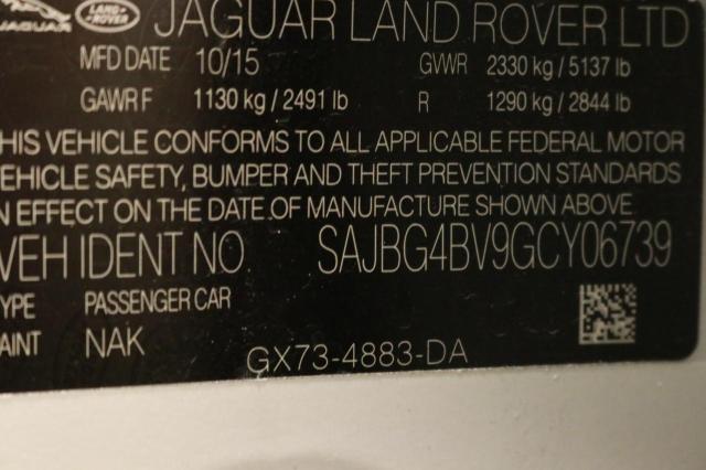 2016 JAGUAR XF S SAJBG4BV9GCY06739
