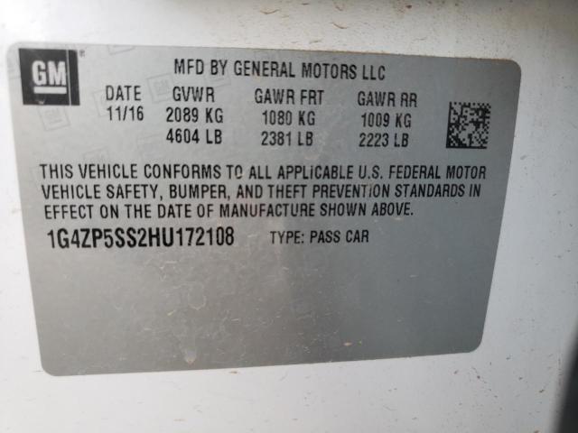 2017 BUICK LACROSSE E 1G4ZP5SS2HU172108