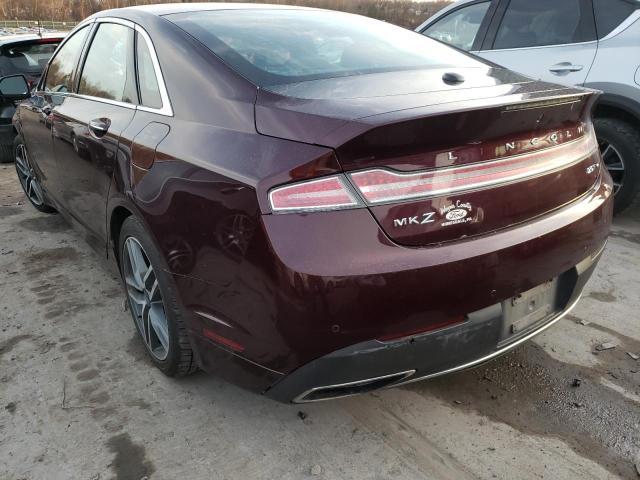 2017 LINCOLN MKZ SELECT 3LN6L5D99HR625138
