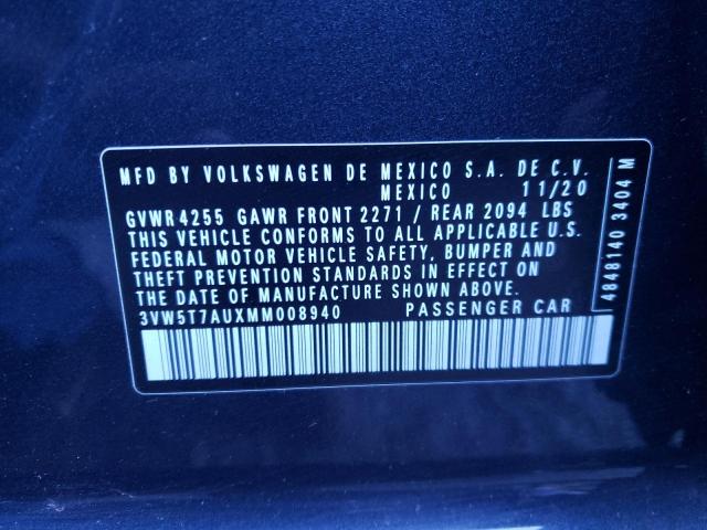 2021 VOLKSWAGEN GTI S 3VW5T7AUXMM008940