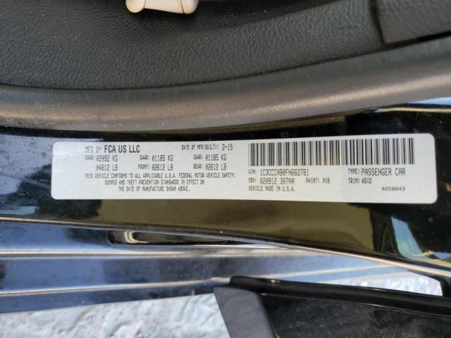 2015 CHRYSLER 200 LIMITE 1C3CCCAB0FN662781