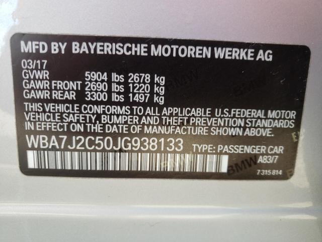 2018 BMW 740 XE WBA7J2C50JG938133