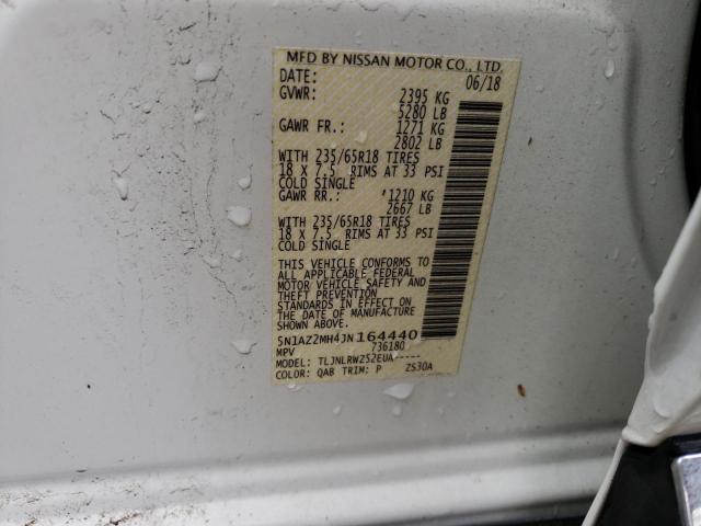 5N1AZ2MH4JN164440 Nissan Murano S 2018. Фото: 9