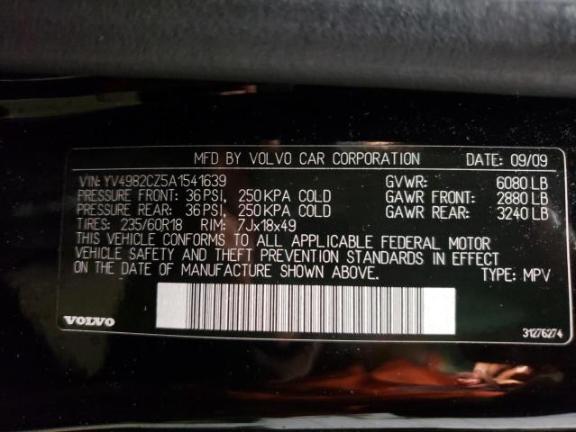 2010 VOLVO XC90 3.2 YV4982CZ5A1541639