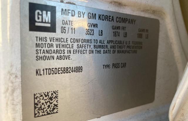 2011 CHEVROLET AVEO LS KL1TD5DE5BB244889