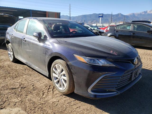 Salvage cars for sale from Copart Colorado Springs, CO: 2021 Toyota Camry LE