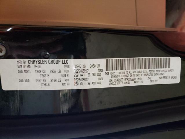 2010 VOLKSWAGEN ROUTAN SE 2V4RW3D15AR325220