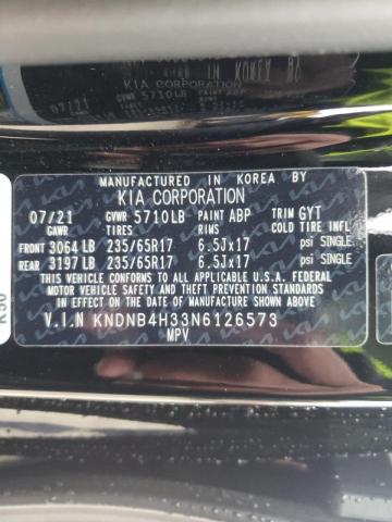 2022 KIA CARNIVAL L KNDNB4H33N6126573