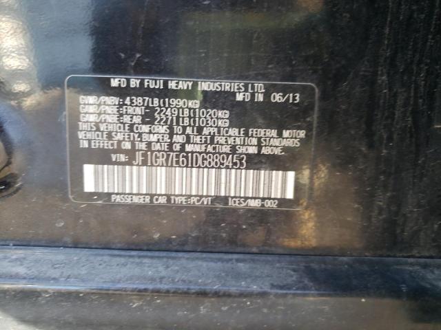2013 SUBARU IMPREZA WR JF1GR7E61DG889453