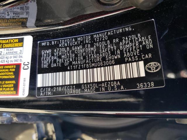 2021 TOYOTA AVALON TRD 4T1FZ1FB5MU063006