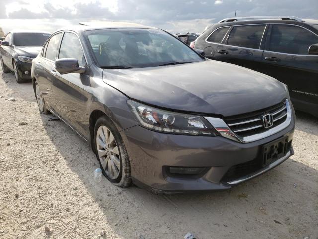 Salvage cars for sale from Copart New Braunfels, TX: 2015 Honda Accord EXL