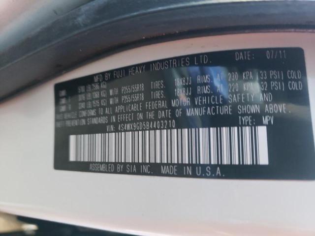 2011 SUBARU TRIBECA LI 4S4WX9GD5B4403210