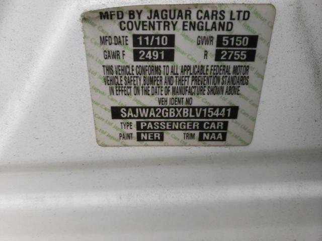 2011 JAGUAR XJL SAJWA2GBXBLV15441