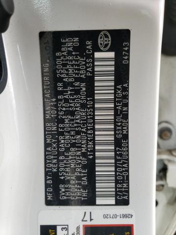 2014 TOYOTA AVALON BAS 4T1BK1EB1EU135101