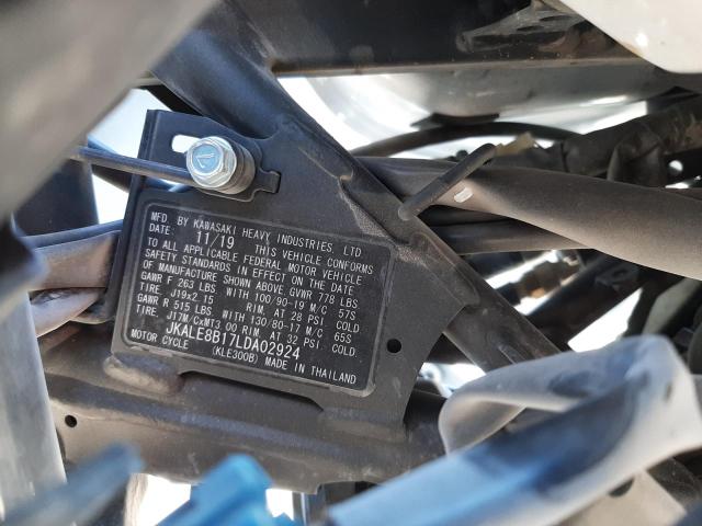 2020 KAWASAKI KLE300 B JKALE8B17LDA02924