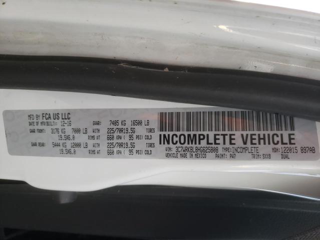 2017 RAM 4500 3C7WRKBL8HG625808