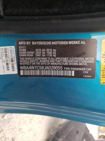 2018 BMW 440I WBA4W7C58JAD29055