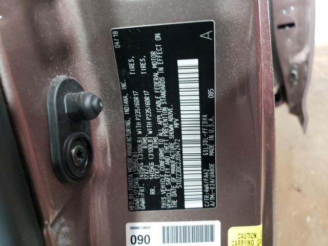 2018 TOYOTA SIENNA L 5TDZZ3DC2JS942472