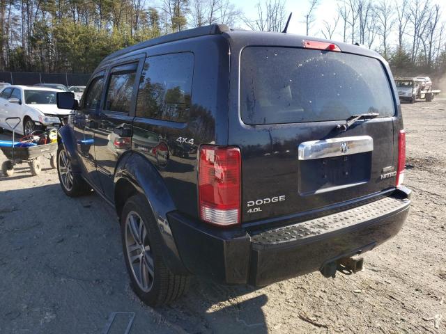 2011 DODGE NITRO SHOC 1D4PU7GX9BW516200