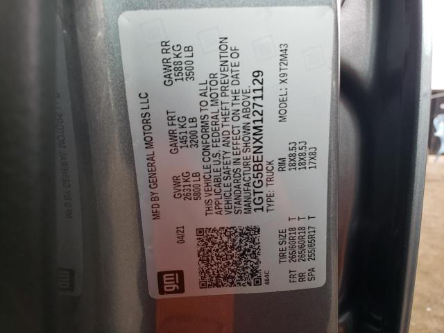 2021 GMC CANYON ELE 1GTG5BENXM1271129