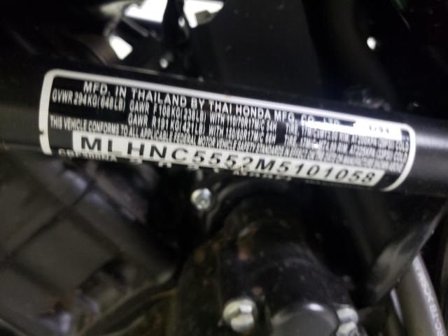 2021 HONDA CBF300 NA MLHNC5552M5101058