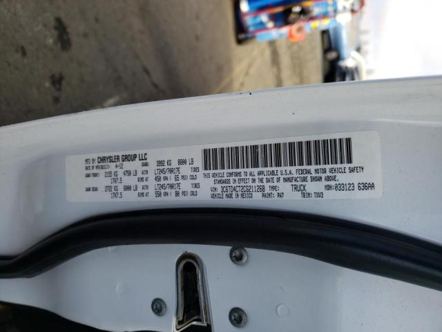 2012 DODGE RAM 2500 S 3C6TD4CT2CG211268