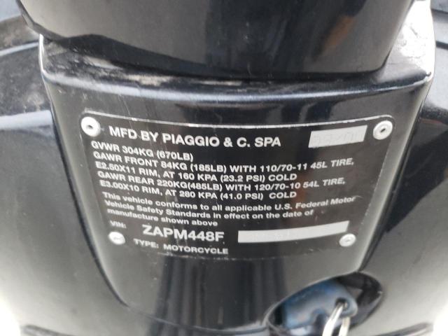 2009 VESPA LX 150 ZAPM448F895016127