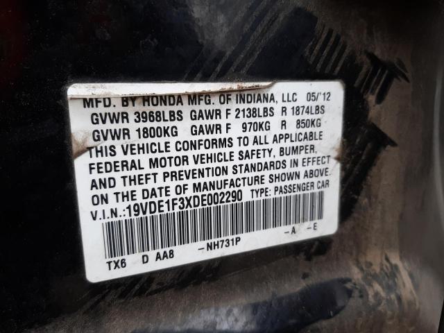 2013 ACURA ILX 20 19VDE1F3XDE002290
