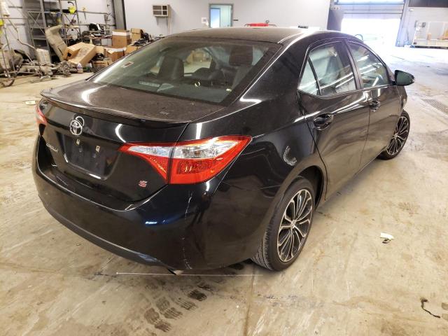 VIN: 2T1BURHE1GC686762 Auction: COPART Lot: 69585831 Location: IL - WHEELING 2T1BURHE1GC686762 TOYOTA COROLLA 2016 BLACK Photo 4