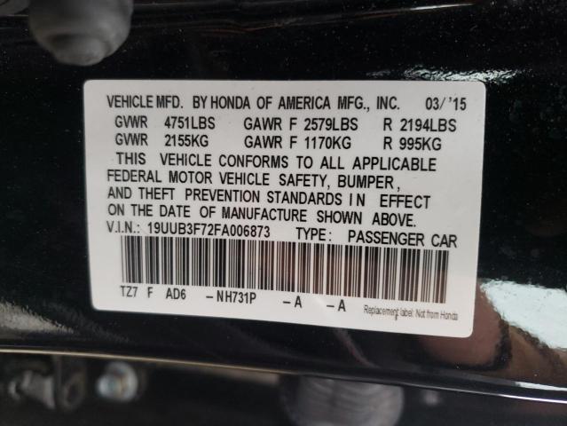 2015 ACURA TLX ADVANC 19UUB3F72FA006873