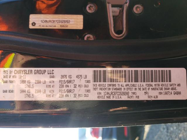 2012 JEEP PATRIOT LI 1C4NJRCB7CD528202