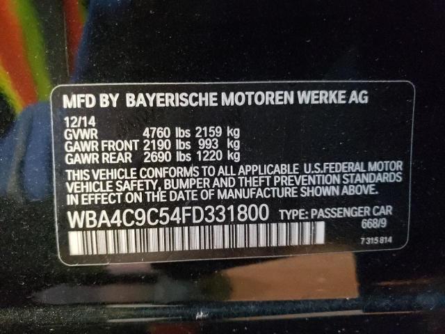 2015 BMW 428 XI GRA - WBA4C9C54FD331800