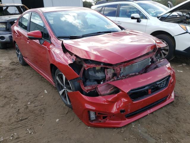 VIN: 4S3GKAL64H3614476 Auction: COPART Lot: 62343182 Location: FL - JACKSONVILLE NORTH 4S3GKAL64H3614476 SUBARU IMPREZA 2017 RED Photo 1